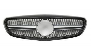 Решетка радиатора C63 Style Glossy Black для Mercedes Benz C Class W205 2015-